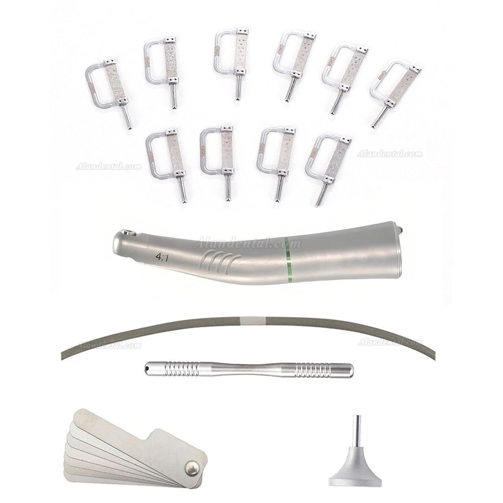 Dental Interproximal Enamel Reduction (IPR) Kit With 4:1 Dental Contra Angle